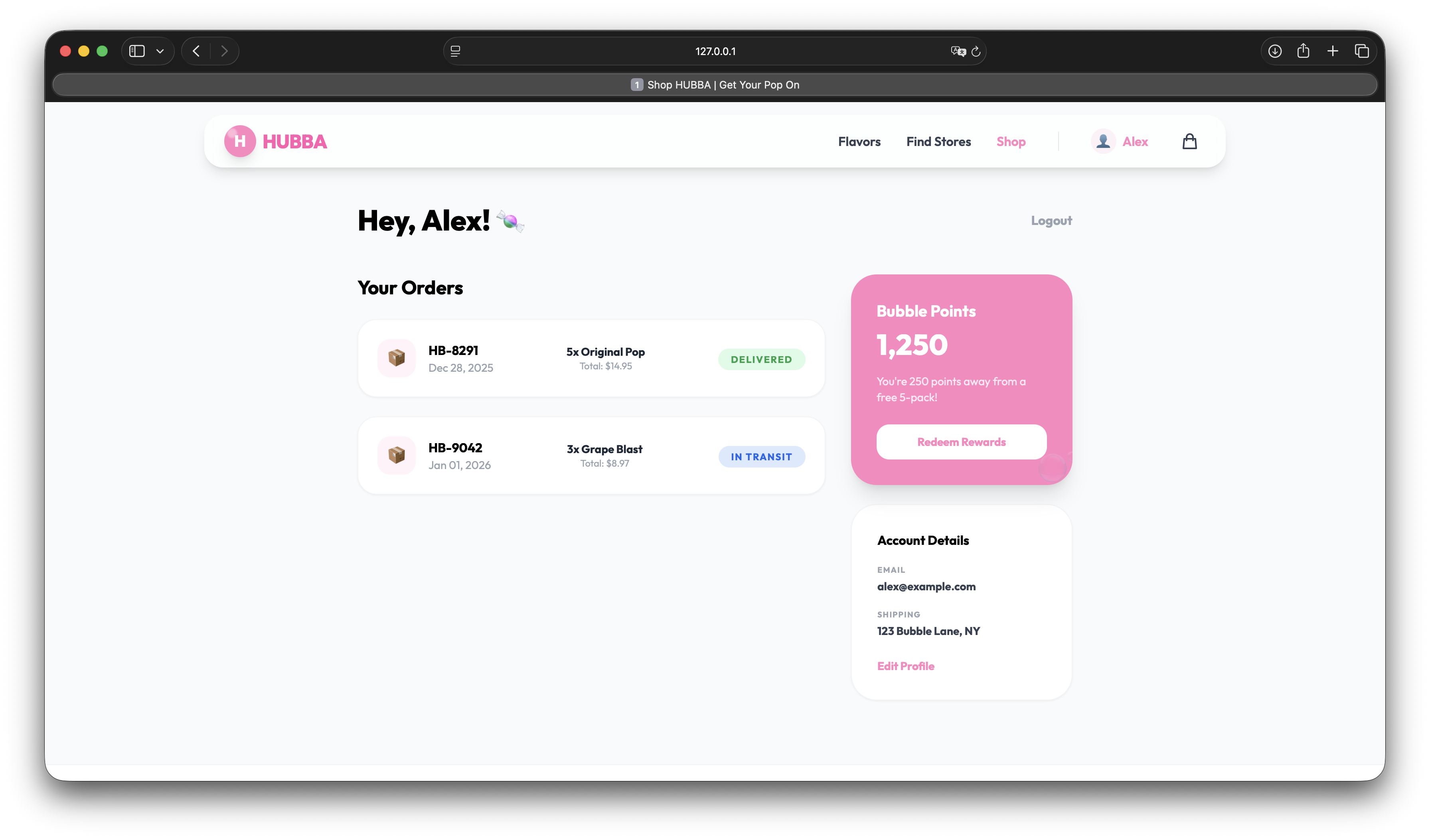 Hubba. - Bubble Gum Shop